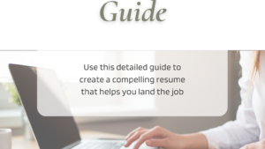 Guide on how to create a catchy resume